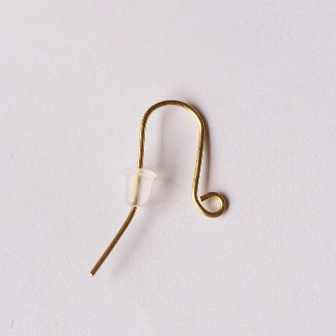 新作　BRASS  Kirari　透かしハートピアス　受注製作 | 4枚目